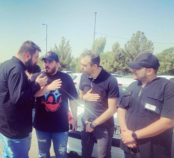 عکس مراسم خاکسپاری پدر نسرین مقانلو