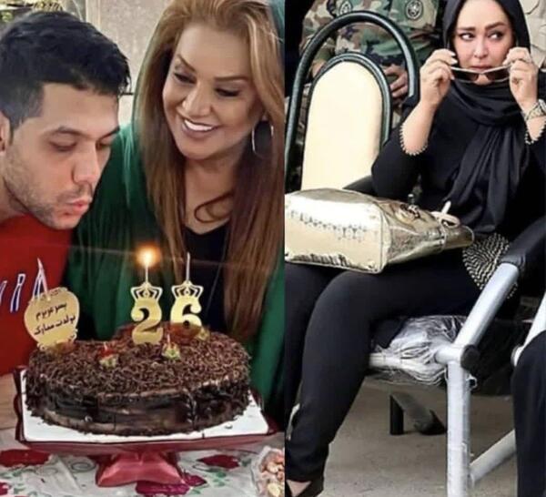 عکس مراسم خاکسپاری پدر نسرین مقانلو