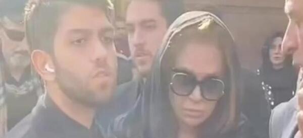 عکس مراسم خاکسپاری پدر نسرین مقانلو