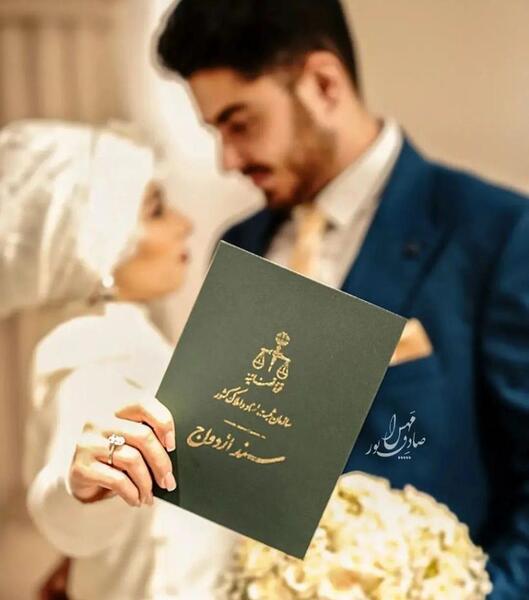 عکس مراسم عقد کنان