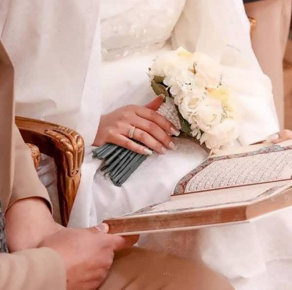 عکس مراسم عقد مذهبی