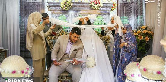 عکس مراسم عقد مذهبی