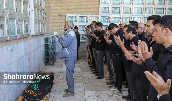 عکس مراسم خاکسپاری پدر خداداد عزیزی