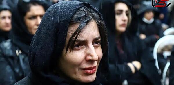 عکس مراسم خاکسپاری گلشیفته فراهانی در خارج از کشور