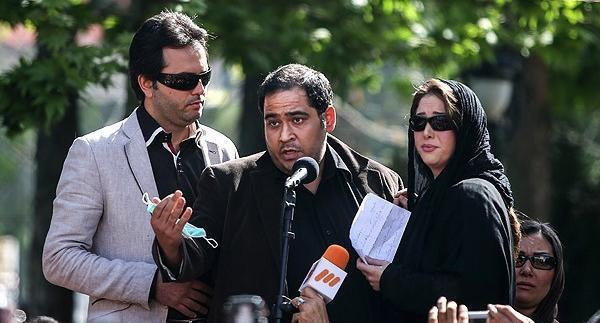 عکس مراسم خاکسپاری گلشیفته فراهانی در خارج از کشور