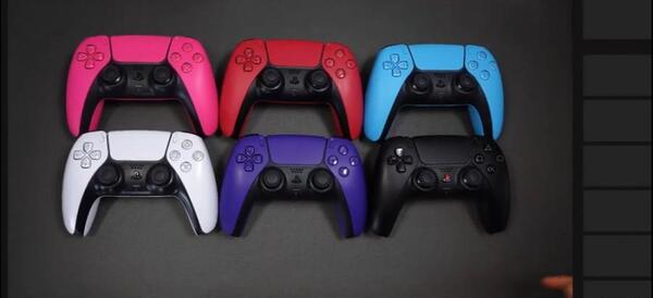 عکس دسته ps5 بنفش