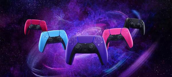 عکس دسته ps5 بنفش