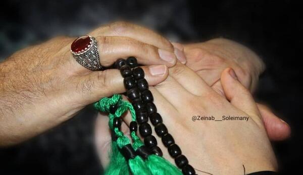 عکس دست قطع شده سردار سلیمانی