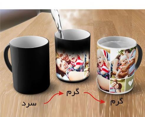 عکس لیوان دسته دار از بالا