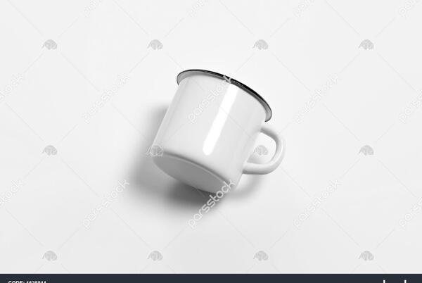 عکس لیوان دسته دار از بالا