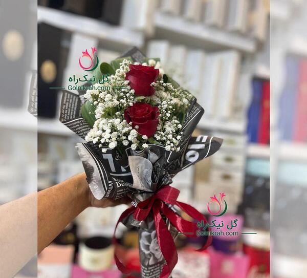 عکس دسته گل رز واقعی