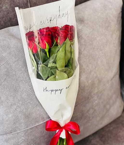 عکس دسته گل رز واقعی