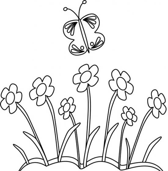 عکس نقاشی دسته گل ساده
