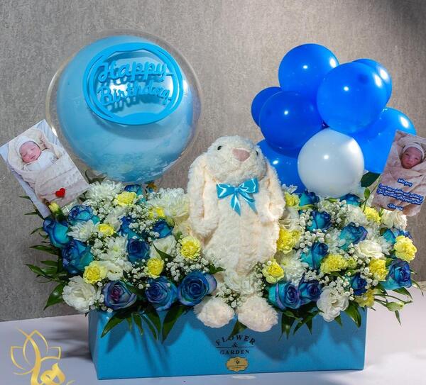 عکس دسته گل برای نوزاد