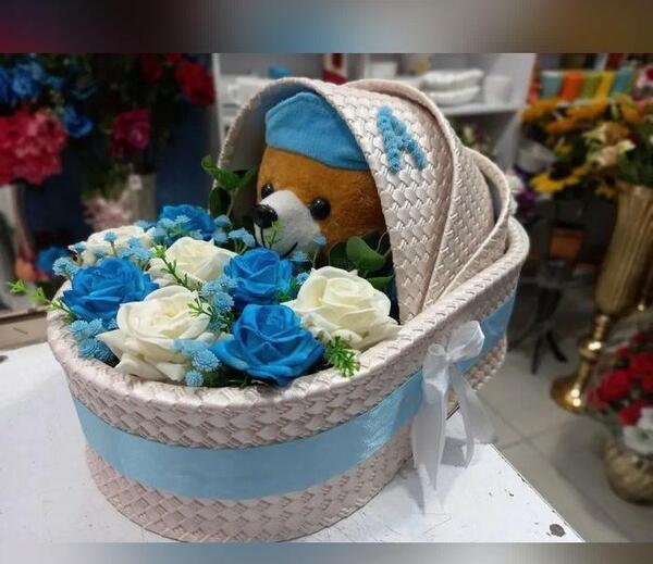 عکس دسته گل برای نوزاد