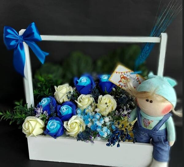 عکس دسته گل برای نوزاد