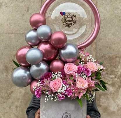 عکس دسته گل برای نوزاد دختر