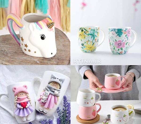 عکس لیوان دسته دار جدید