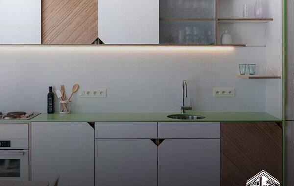 عکس کابینت دسته مخفی