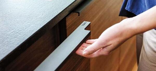 عکس کابینت دسته مخفی