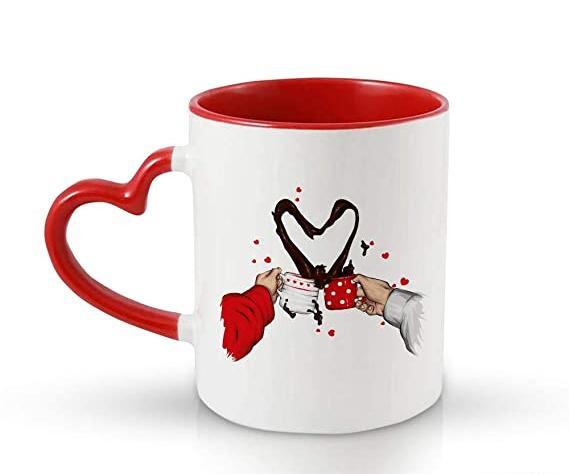 عکس ماگ دسته قلبی