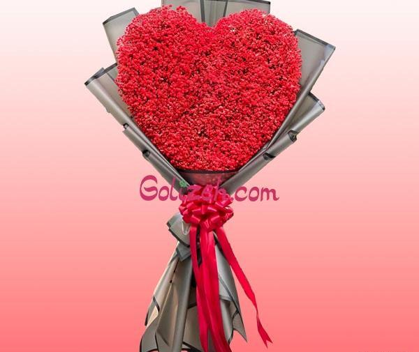 عکس دسته گل و قلب