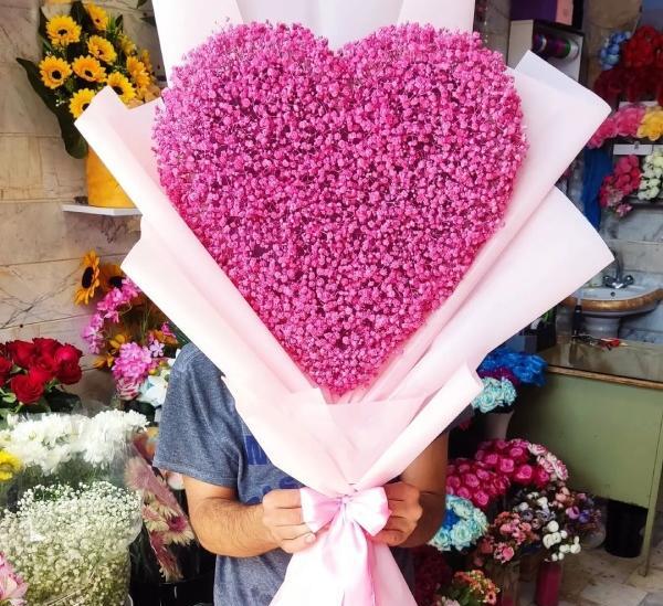 عکس دسته گل و قلب