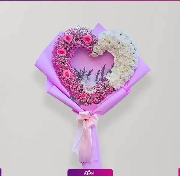 عکس دسته گل و قلب