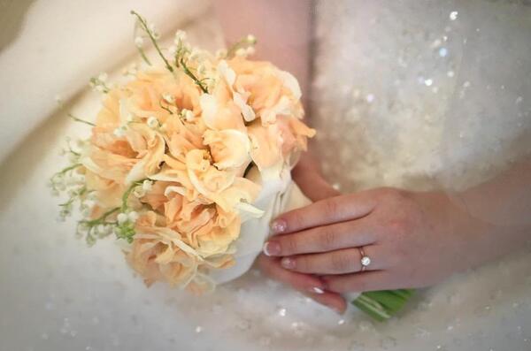 عکس فیک دسته گل عروس