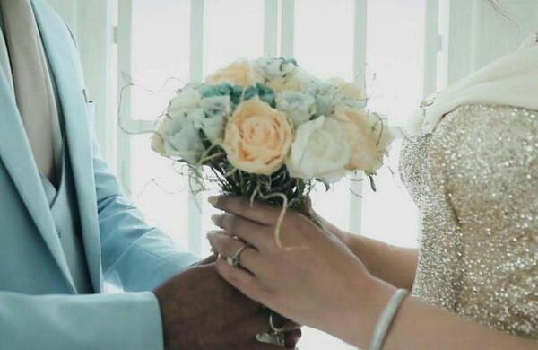 عکس فیک دسته گل عروس