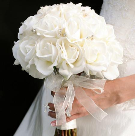 عکس عروس و دسته گل