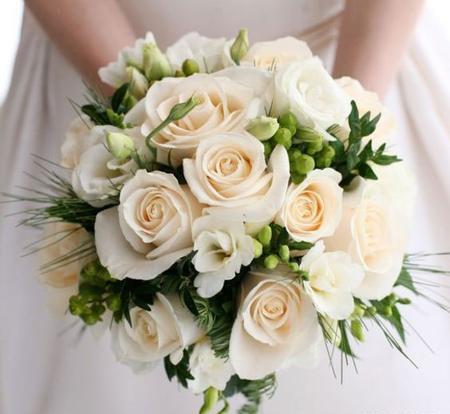 عکس عروس و دسته گل