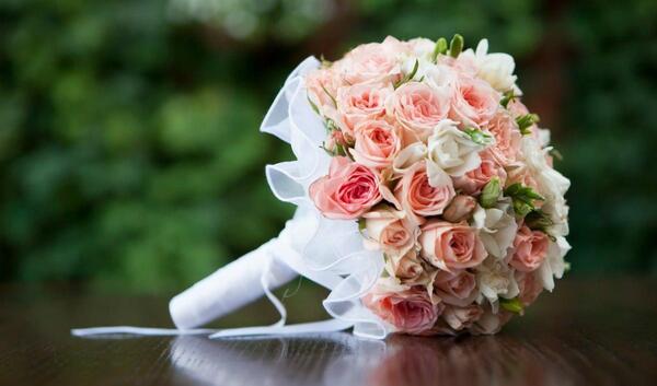 عکس دسته گل عروس داماد