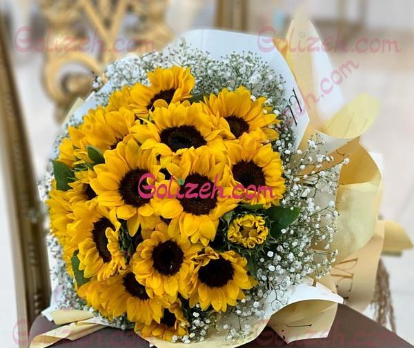 عکس طبیعی از دسته گل
