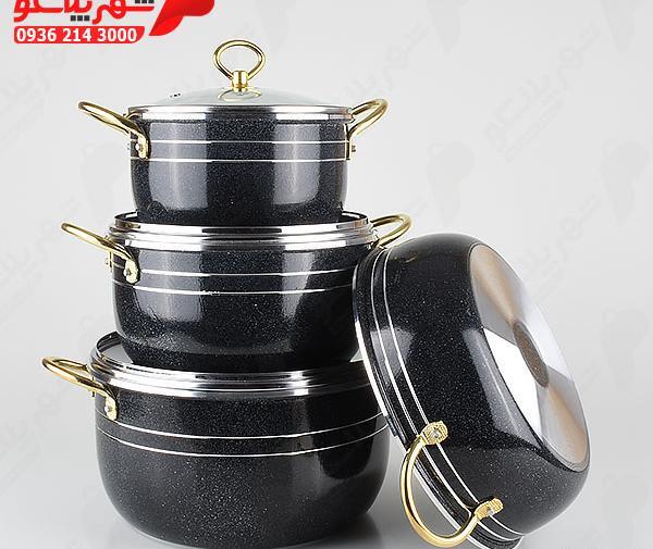 عکس قابلمه دسته طلایی