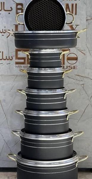 عکس قابلمه دسته طلایی