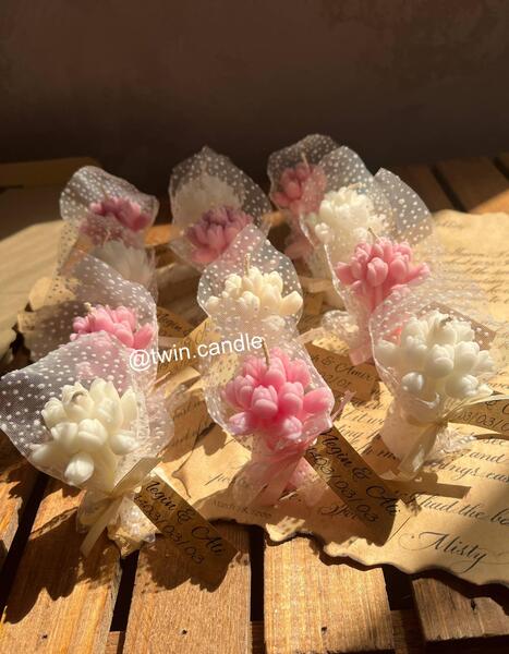 عکس دسته گل شمعی