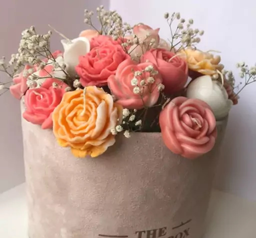 عکس دسته گل شمعی