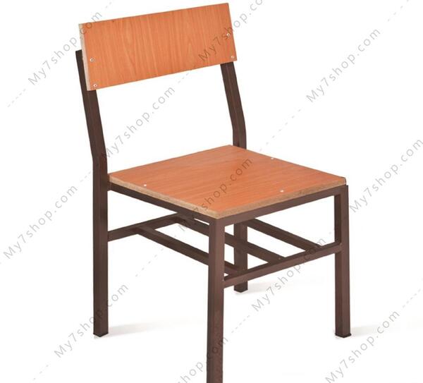 عکس صندلی چوبی دسته دار