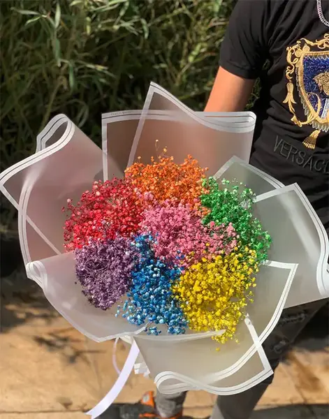 عکس دسته گل رنگی