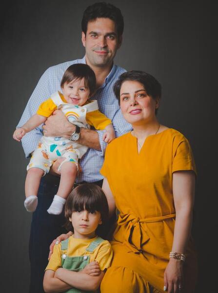 ژست عکس خانوادگی دسته جمعی