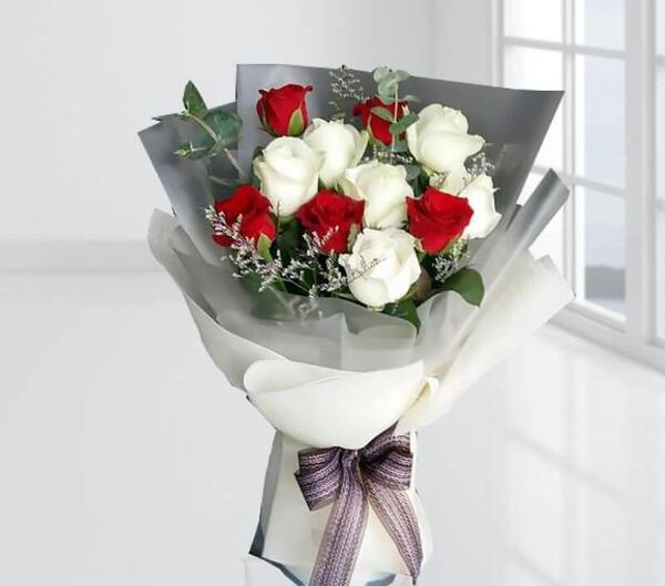 عکس زیبا از دسته گل