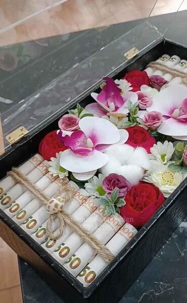 عکس دسته گل دلار