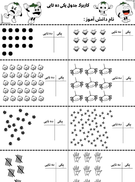 عکس دسته ده تایی کلاس دوم