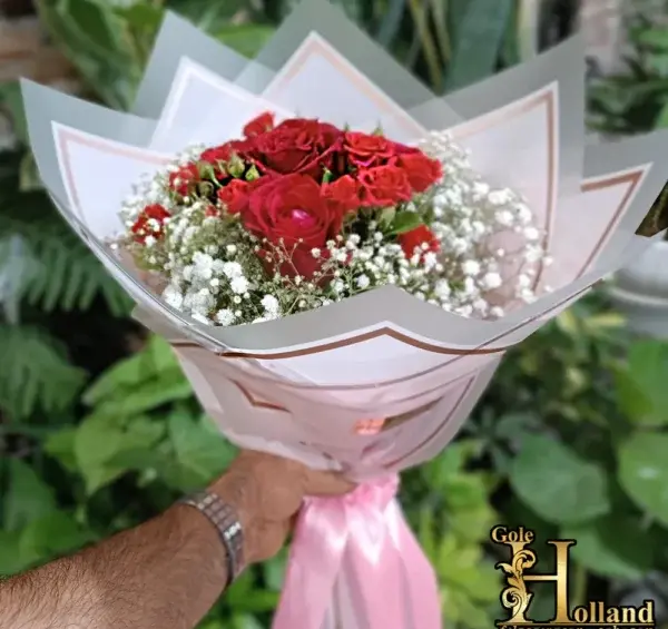 عکس دسته گل رز خوشگل