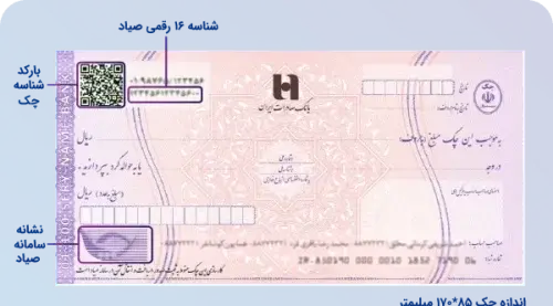 عکس دسته چک صیادی بانک صادرات