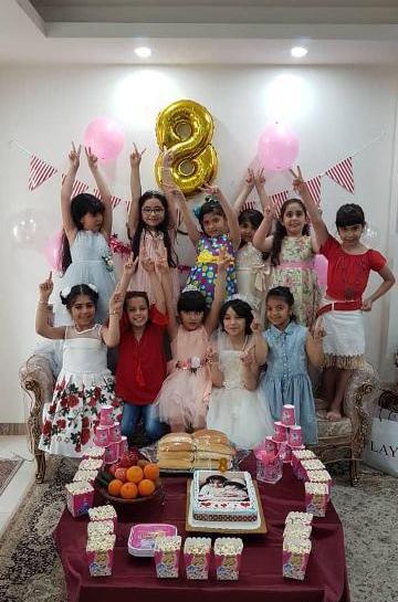 عکس دسته جمعی تولد دخترانه