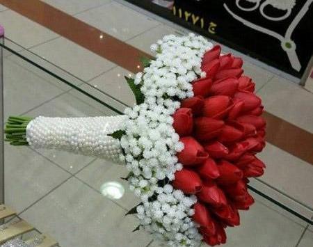 عکس دسته گل عروس شب حنابندان