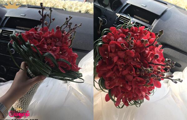 عکس دسته گل عروس شب حنابندان