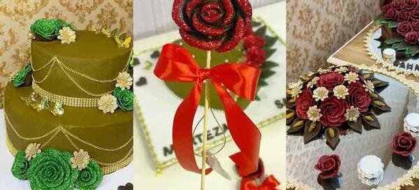 عکس دسته گل عروس شب حنابندان